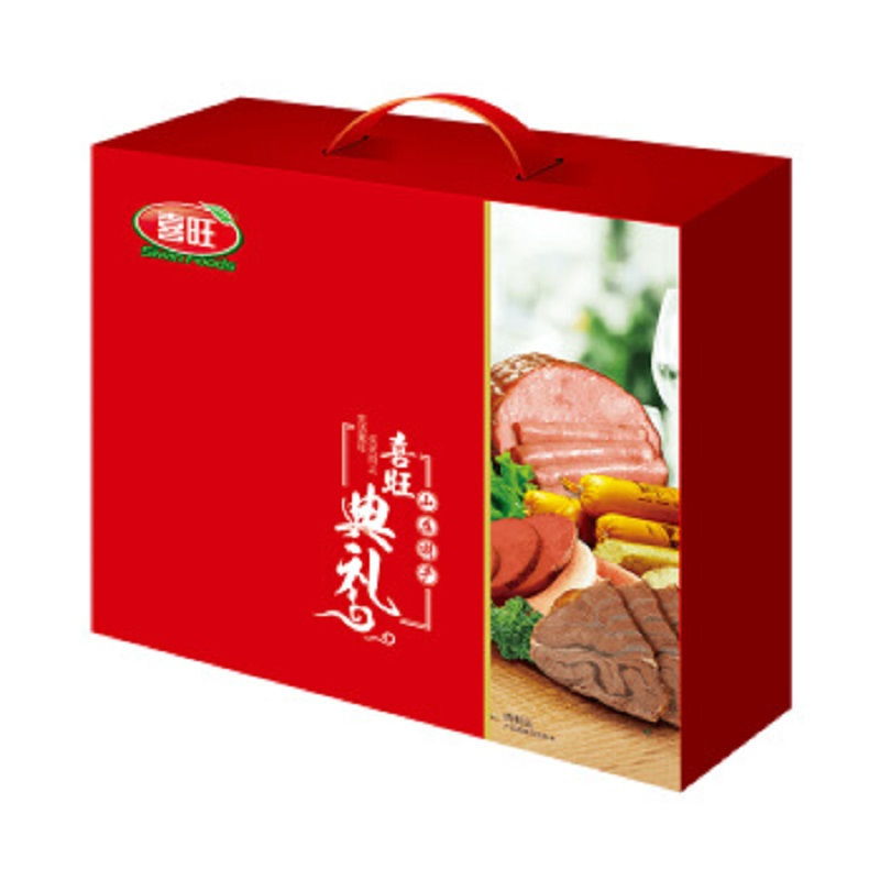喜旺(Siwin Foods)盒装 烧肉 传统酱牛肉 霜枝风干肠 意大利风味火腿 甜蜜肉枣 烤肠等
