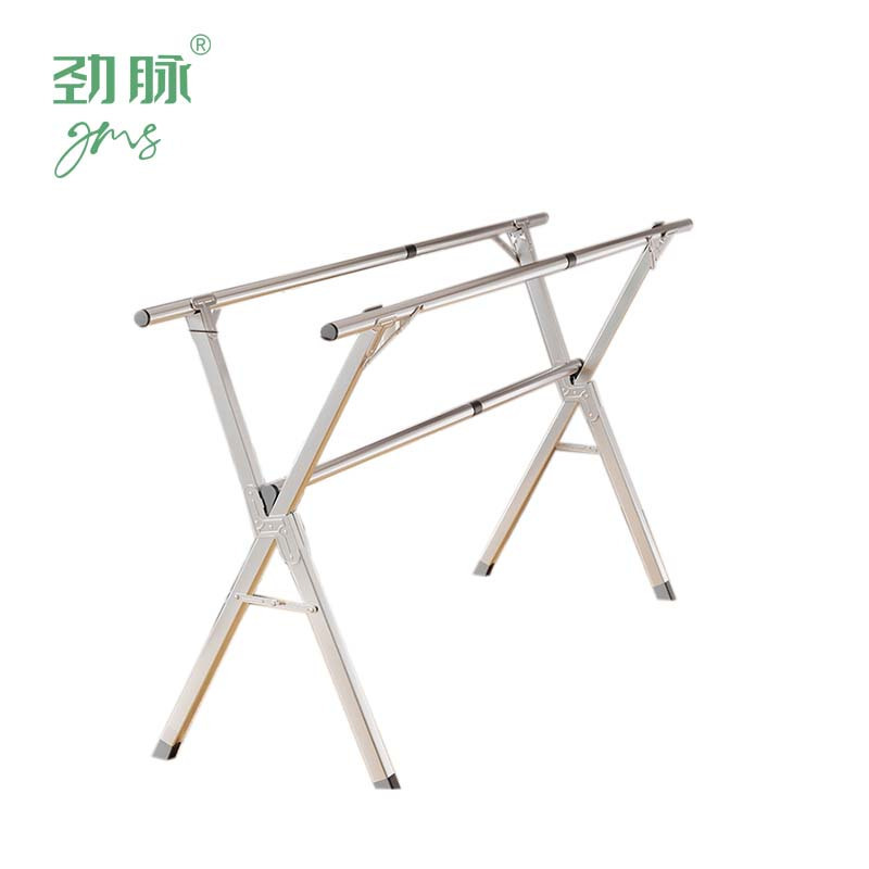 劲脉 折叠晾衣架 三杆方管2.4米 个高清大图