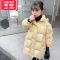 可莉允女童羽绒服2022新款两岁女宝宝冬装中长款棉袄婴儿童加厚羽绒棉衣棉服