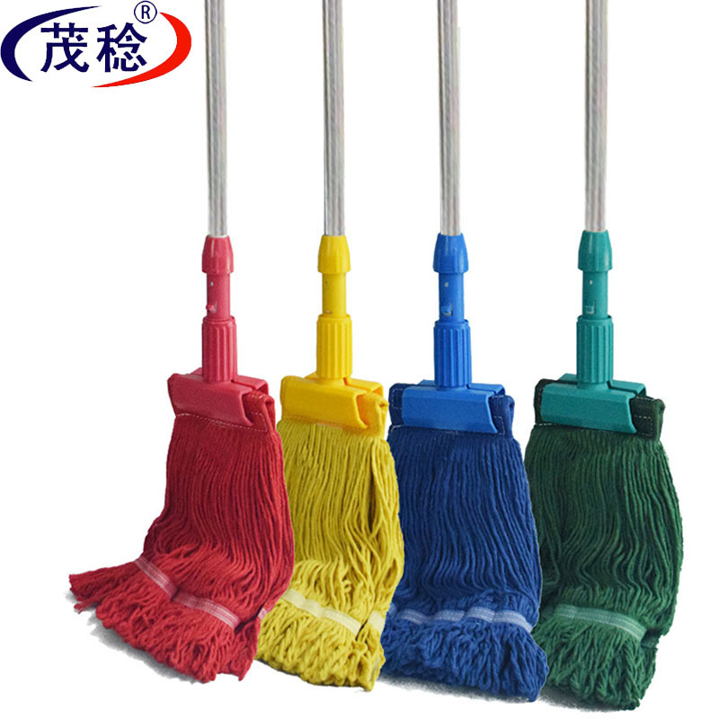 茂稔 地拖 拖把 蜡拖 拖布 地拖 墩布 蓝色/把高清大图