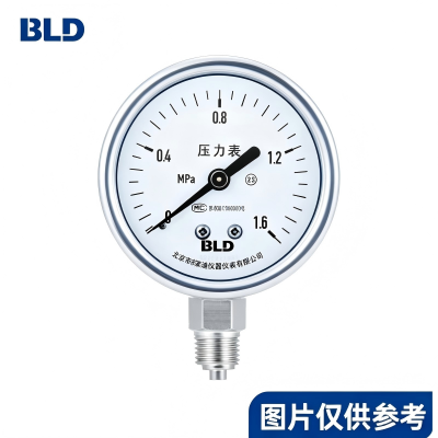 BLD北京布莱迪 YTH-063.A0 0-40MPa 2.5级 M14X1.5 径向无边 不锈钢压力表（单位：块）