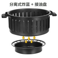 益多 ZNAF-6201空气炸锅4L家用大容量电炸锅可视窗口多功能锅无油煎炸锅薯条机