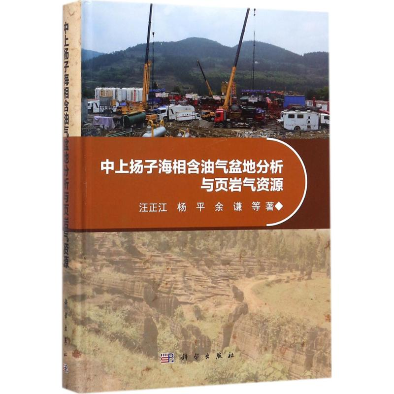 醉染图书中上扬子海相含油气盆地分析与页岩气资源9787030551610