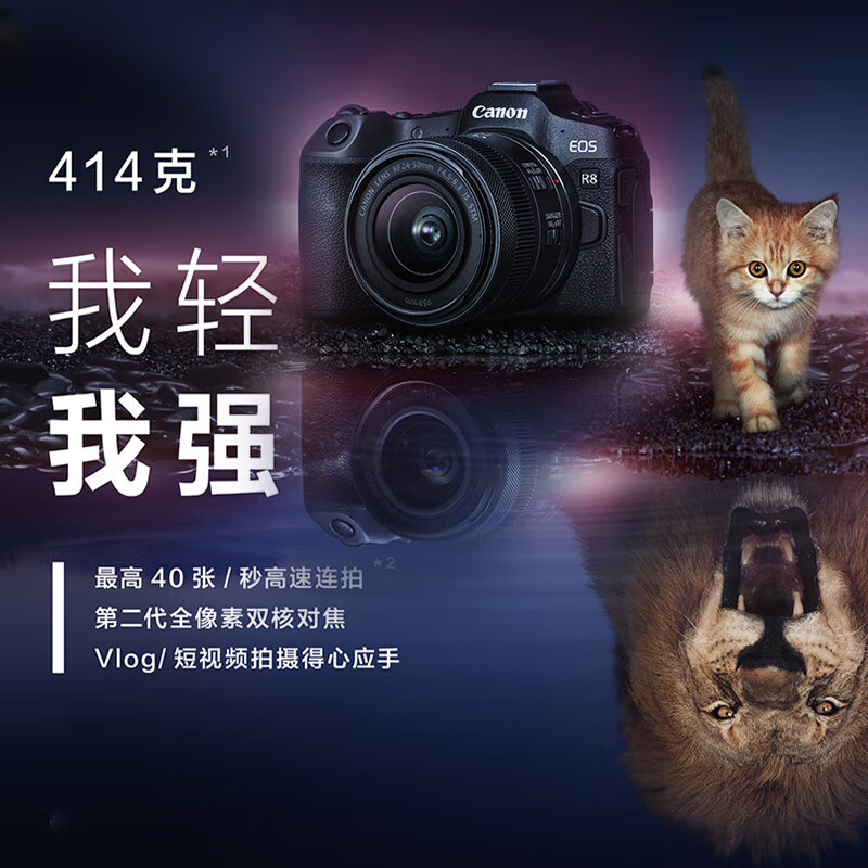 佳能(Canon) 相机 R8套机(镜头RF24-105F4USM)高清大图
