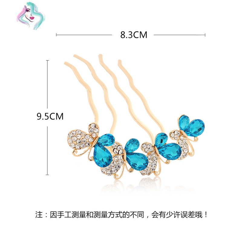 发梳插梳女简约簪子发夹古风发卡发簪凤钗盘发 头饰夹