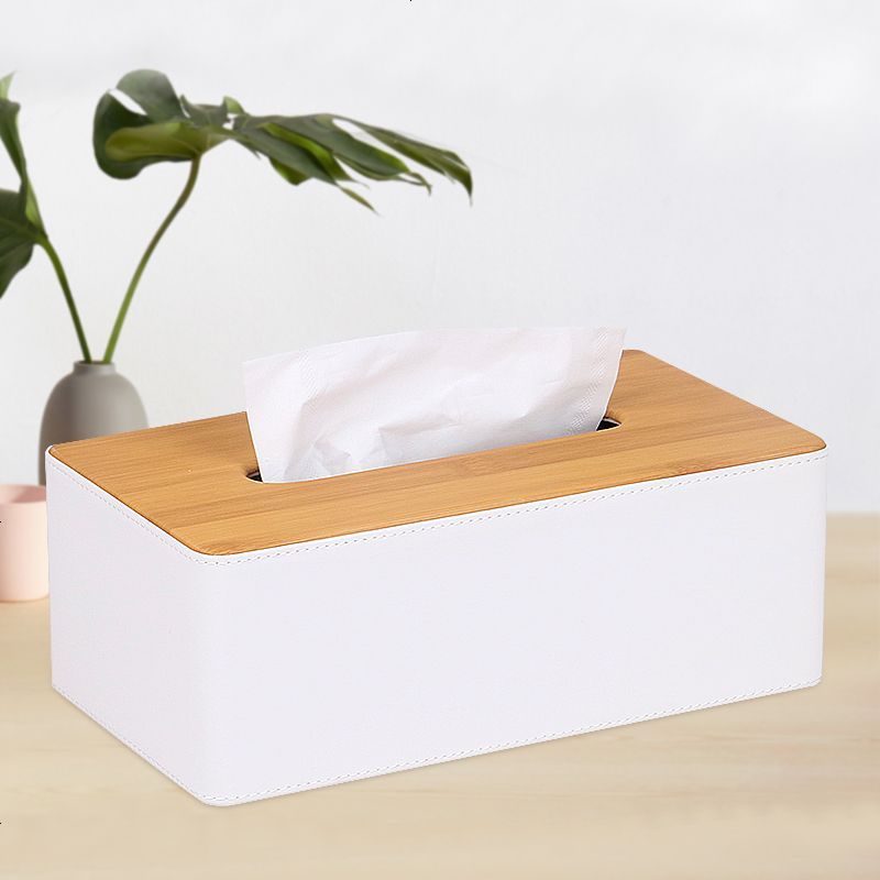 艺嘉赫北厅茶几纸巾盒日式皮革防水家用纸抽盒ins风简约抽纸盒大号