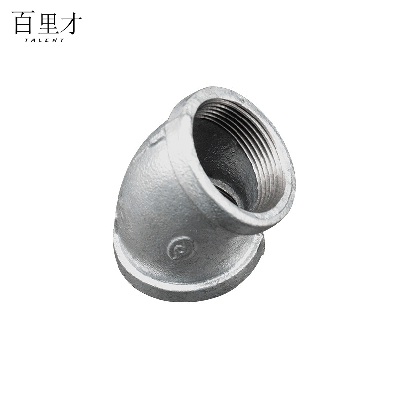百里才 镀锌弯头45°DN32 个图片