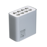 TP-LINK TL-SF1008M 8口百兆迷你塑壳桌面式校园宿舍家用宽带企业办公集线分线器交换机
