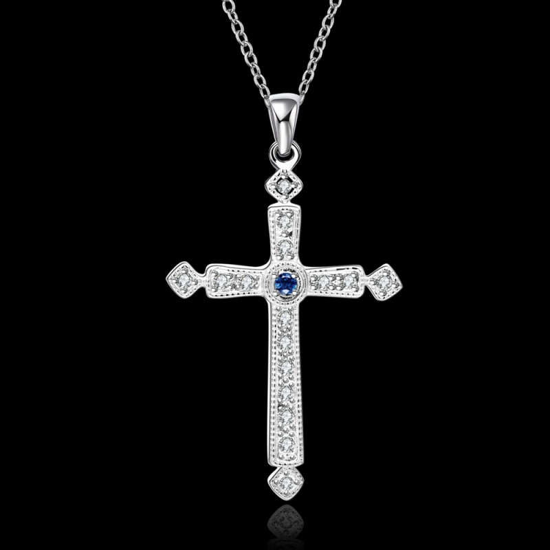 N666 Women Silver Necklace 镀925纯银女项链日韩版锁骨链潮人送女朋友七夕情人节礼物