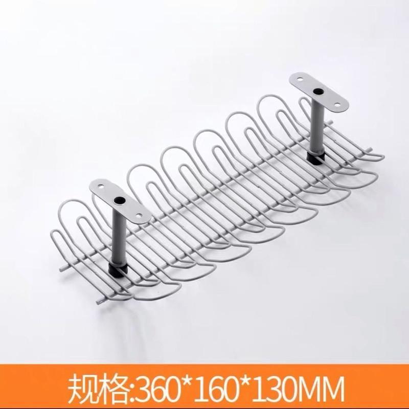 电线收纳槽桌底插线板收纳办公电线整理桌下电线收纳桌面理线槽 长度360mm灰色
