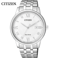 西铁城(CITIZEN)手表 时尚光动能罗马刻度简约商务男表 BM6970-52A