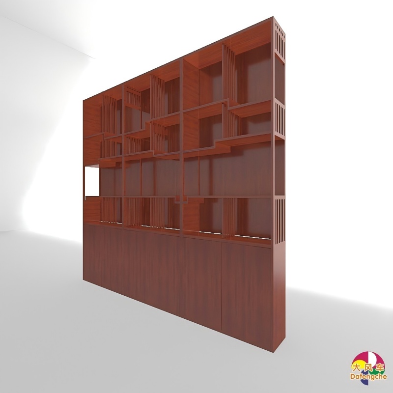 SG0003 后墙柜书柜高清大图