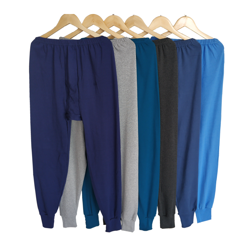 男士秋裤男保暖裤男加绒加厚绒裤男宽松衬裤线裤薄款单件加肥弹力