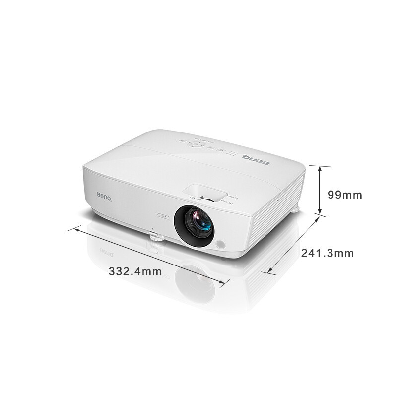 明基(BenQ) BS3717 投影仪 商用商务办公培训高清会议教学教育投影机白天直投家用小型便携家庭影院墙投(双HDMI高清接口 3300流明高亮 蓝光3D 15000:1)