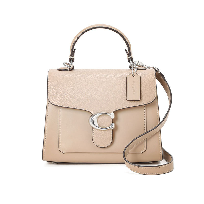 COACH 蔻驰女包TABBY通勤手拎 粒面皮斜挎包 636