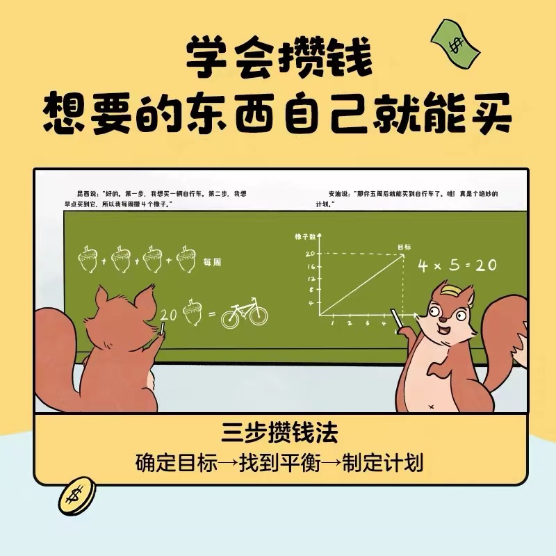 如果动物有钱了 [正版]如果动物有钱了全套8册 3-4-5-6周岁幼儿园3岁宝宝也能看懂的财商启蒙绘本让孩子花钱有方向高清大图