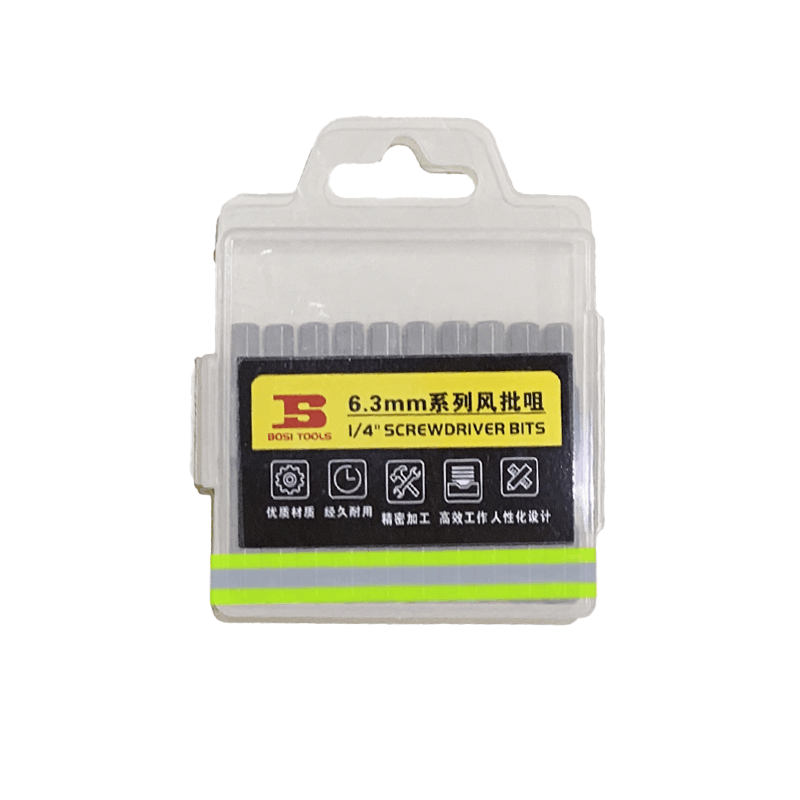 波斯(BOSI) 荧光系列6.3mm系列单头六角风批咀 H2.0×25mm×20支 盒图片