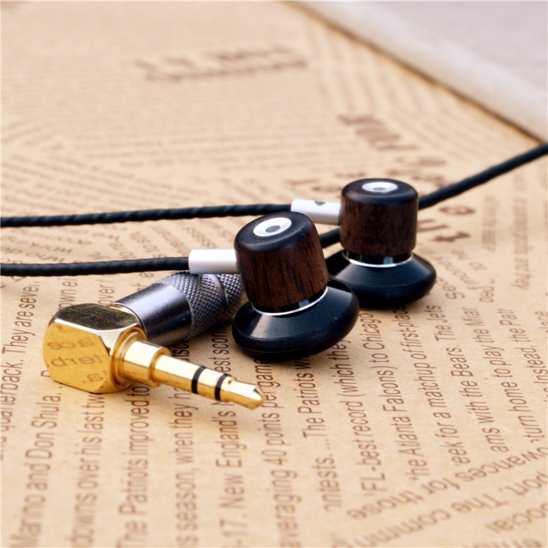 发烧 高音质hifi平头type-c耳机木质腔体重低音diy通用耳塞式带麦