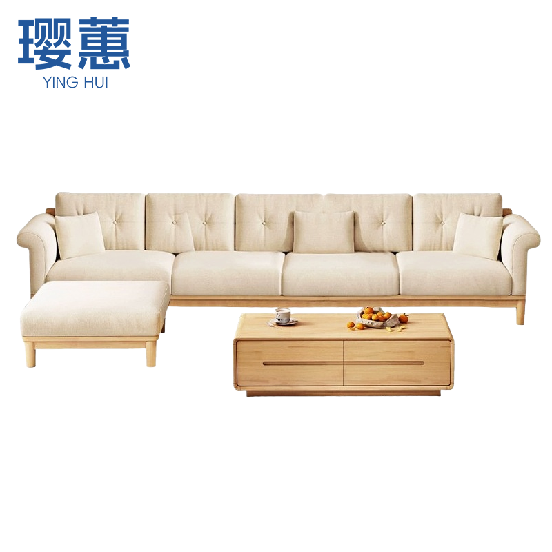 璎蕙 沙发4+脚踏+茶几 套高清大图