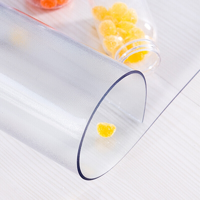 防水防油隔热透明PVC桌垫磨砂防水印塑料软玻璃桌布