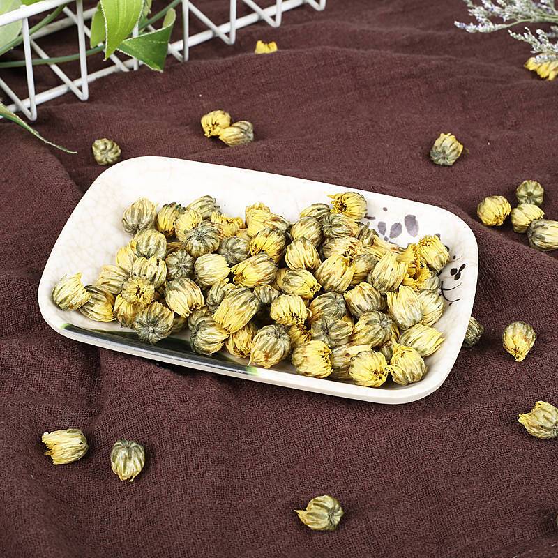 胎菊1罐 菊花茶桐乡胎菊王野菊花茶叶杭白菊清热去火玫瑰蒲公英花茶组合