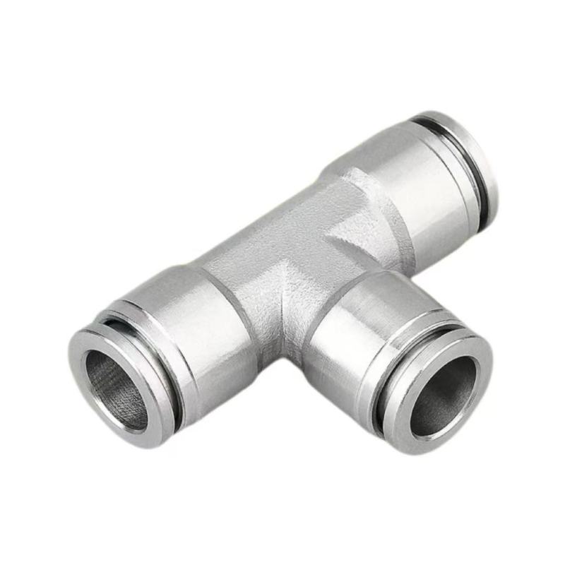中锦科技 不锈钢气管快接三通接管口径4mm 个
