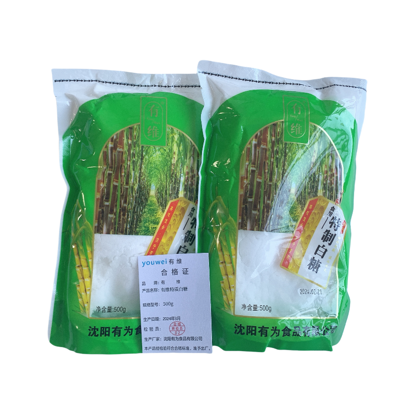 有维 特质白糖 500g 袋高清大图