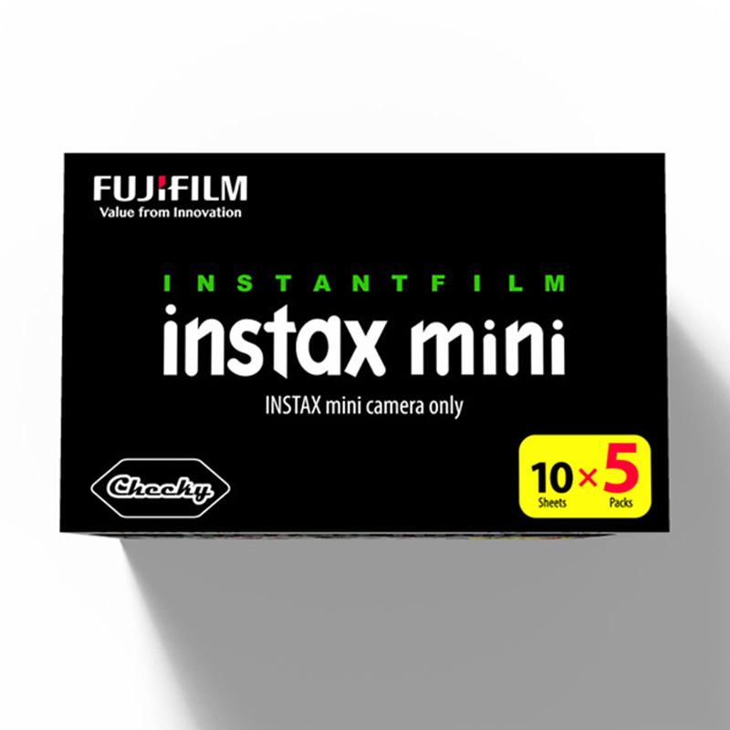 富士(FUJIFILM)INSTAX拍立得相纸Checky mini7c/8/9/25/90/70通用白边快显胶片50张