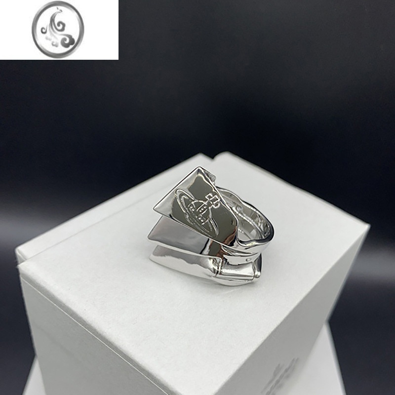 JiMi西太后三节四节土星盔甲戒指 欧美可拆分冷淡中性朋克风情侣指环