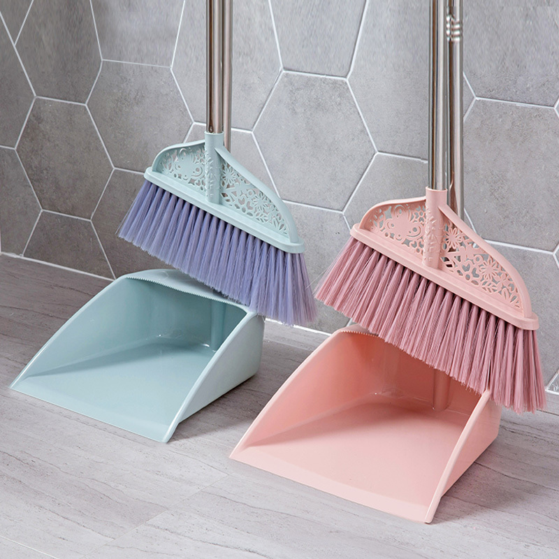 不锈钢簸箕扫帚套装家用扫地清洁软毛笤帚扫把畚箕畚斗组合