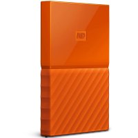 西部数据（WD）My Passport 4T 2.5英寸 活力橙USB3.0高速移动硬盘 WDBYFT0040BOR