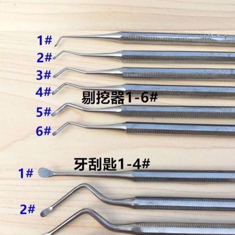 牙科材料 剔挖器 牙刮匙 清挖勺 刮勺 除牙结石专用工具 剔挖器3