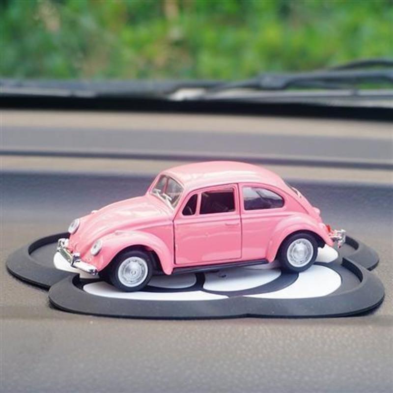 旅行气球汽车摆件可爱老爷车车模型甲壳虫车载香水座车内装饰品女粉车