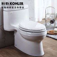 科勒KOHLER卫浴坐便器盖板马桶盖配件法弧设计缓降马桶盖板快速拆卸易清洗坐便盖座便器盖板缓冲马桶圈马桶盖板K-4713