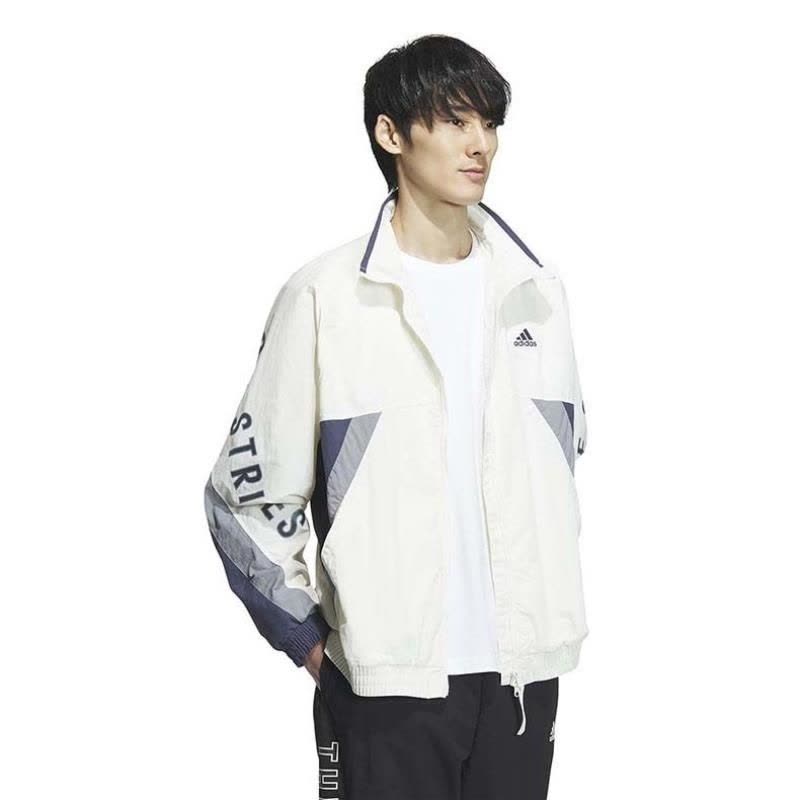 adidas/阿迪达斯外套运动休闲舒适梭织立领男装夹克IT4361 C图片