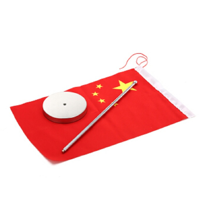 西玛(Simaa) 银色单杆可伸缩桌旗 F17A 国旗 办公桌旗座摆件 谈判旗签约旗桌旗办公室小红旗