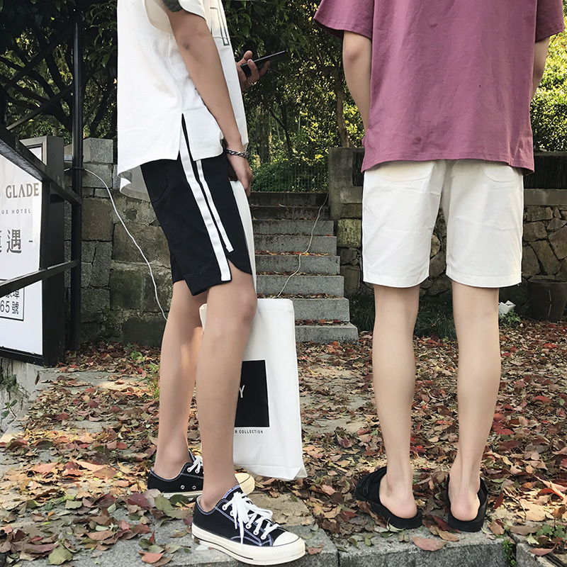 2018新款夏款3分裤子男生运动裤韩版时尚百搭五分裤个性街头短裤