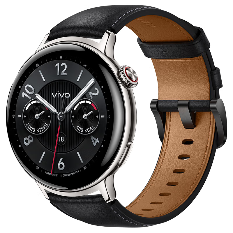 [全新]vivo WATCH 5 蓝牙版 全天候心率血氧监测血压功能 全新蓝河操作系统 iOS跨系统兼容高清大图