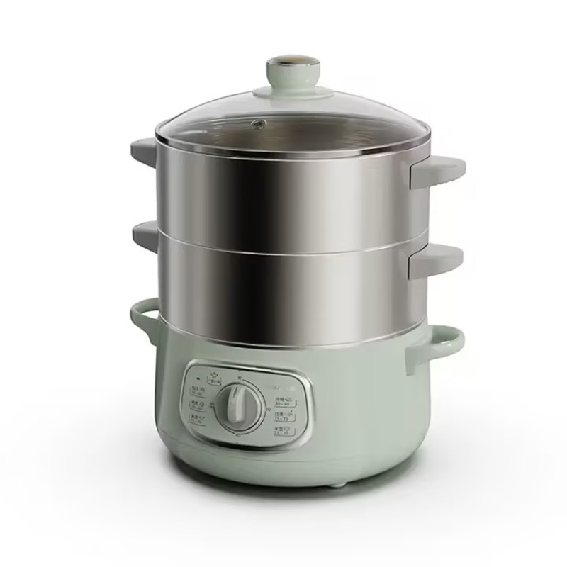 小熊电蒸锅分体式多用途锅电煮锅多功能蒸煮早餐神器DZG-D80G5