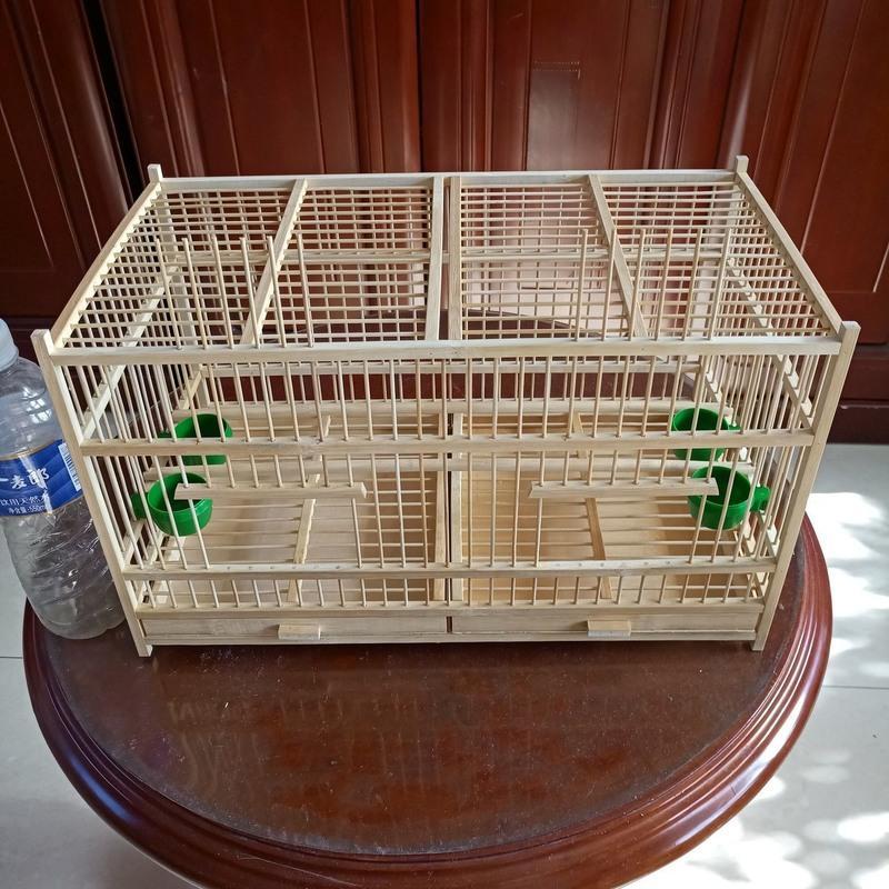 鸟笼排笼绣眼贝子珍珠鸟小型鸟类排笼精品带隔断笼底丝在抽屉下边