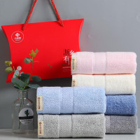 洁丽雅(grace)纯棉毛巾 浙乡礼盒W0355(颜色随机)