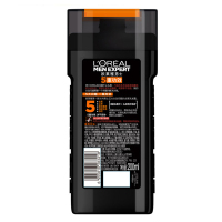 欧莱雅(LOREAL)男士去屑洗发露(火山矿物净彻) 200ml(适合油性头皮人群,男士洗发水)