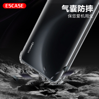 ESCASE 华为nova5i手机壳保护套 TPU全包气囊防摔壳保护套(有吊绳孔)ES-iP9系列 升级版透白