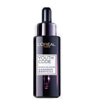欧莱雅（L'OREAL）黑精华蔡徐坤青春密码酵素面部精华液补水保湿肌底液小黑瓶 50ml