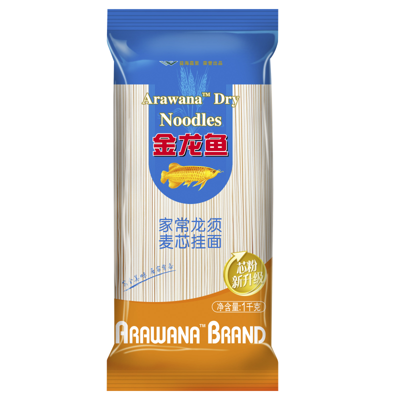 金龙鱼龙须面 家常面系列面条挂面1000g/包 细面麦芯面 速食拌面 汤面
