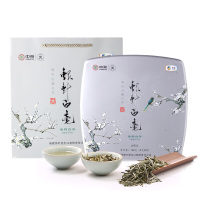 中茶 福鼎白茶蝴蝶牌茶叶W902银针白毫白茶160g盒5g*32袋单盒装