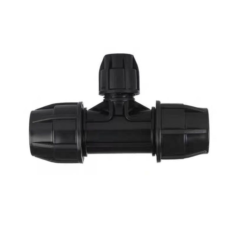 伟鹏双兴 PE快接变径三通 40*25黑色 个高清大图