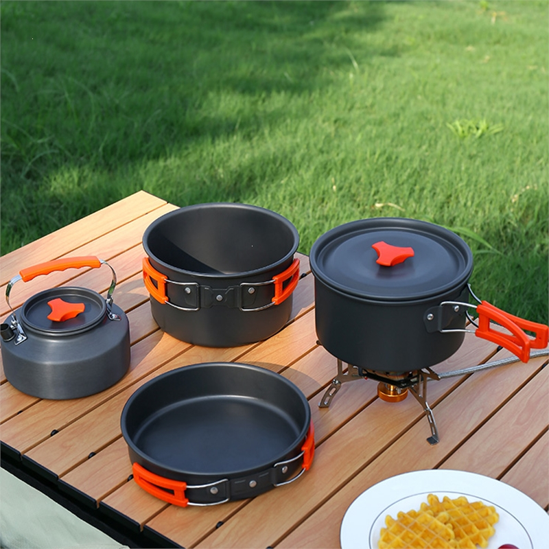 烘焙精灵户外烧水壶野外锅具炉具露营野炊茶具用品装备炊具便携式喝茶