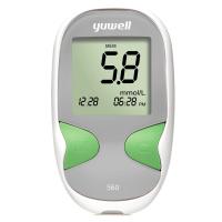 鱼跃（YUWELL）血糖仪 560悦准II型 家用智能血糖检测仪用试纸针头 50片试纸50针头