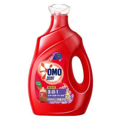 奥妙全自动薰衣草洗衣液含金纺浓缩天然酵素3kg瓶装 除螨抑菌 清洁护衣 持久留香
